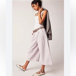 NWOT Free People Hard Rain Gaucho Pants